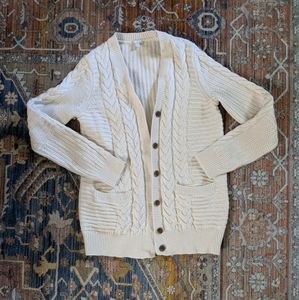 Wool blend gap long cardigan sweater.